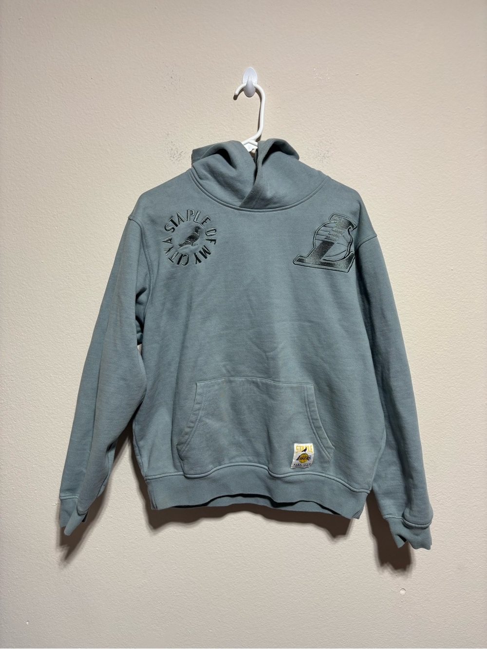Men's Hooded Pullover Lakers hoodie in Faded Teal